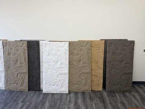Textured stone look matte - matte, wall